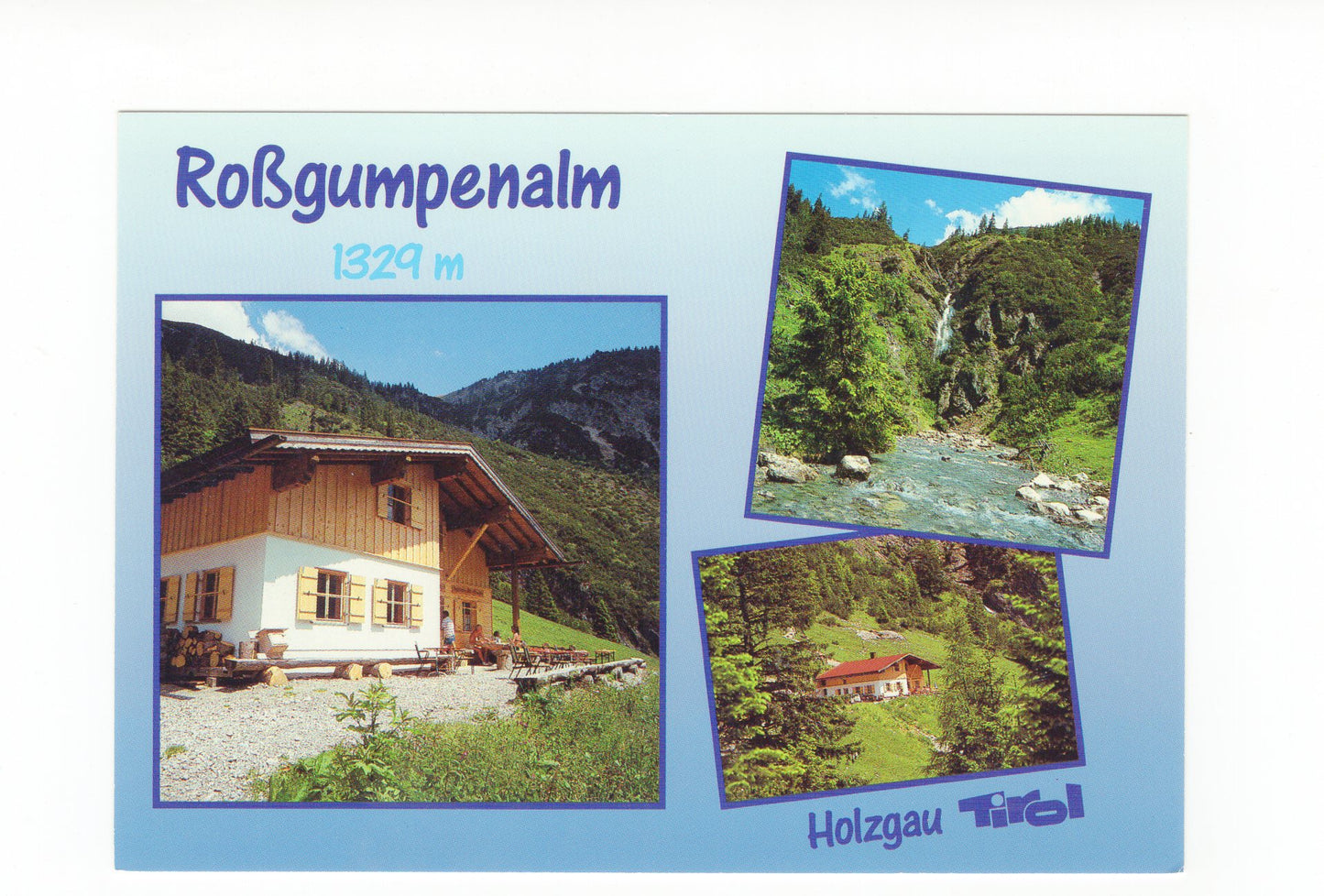 Ansichtskarte Rosskumpenalm / Holzgau / Tirol / Österreich