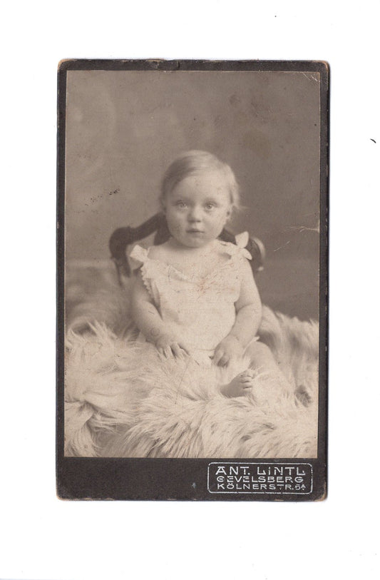 Fotografie Niedliches kleines Kind - Gevelsberg um 1910