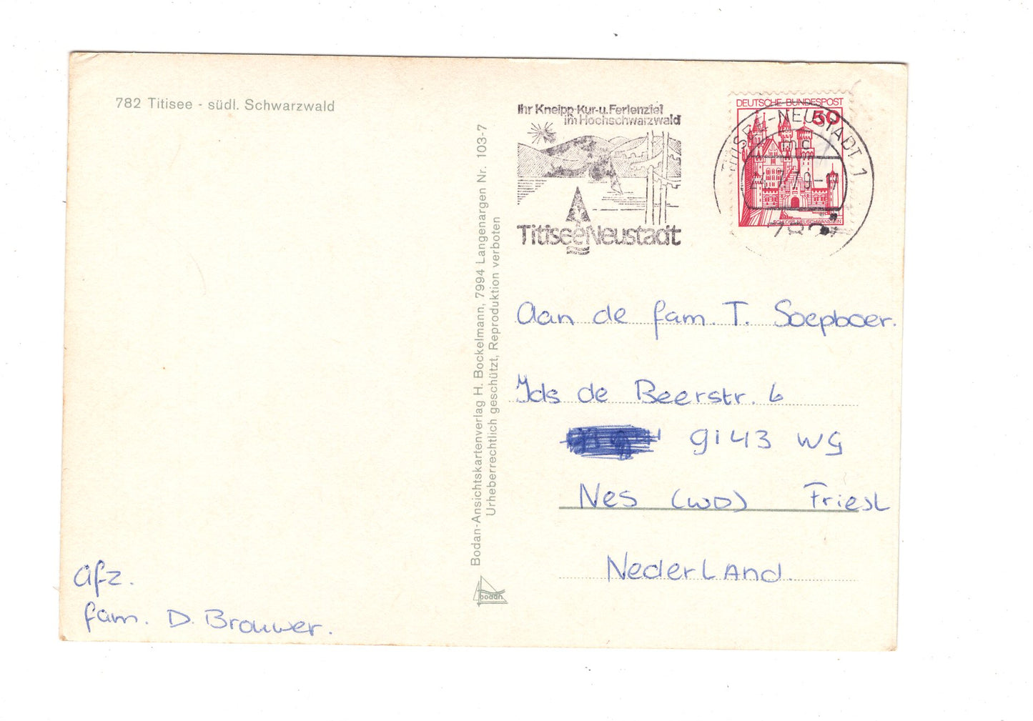 Ansichtskarte Titisee im Schwarzwald / G1-65