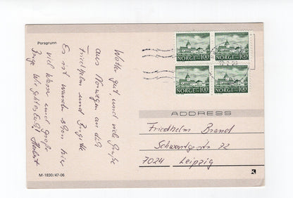 Ansichtskarte Porsgrunn / Norwegen