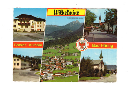 Ansichtskarte Pension-Kurheim Wilhelmine / Bad Häring / Tirol / Österreich