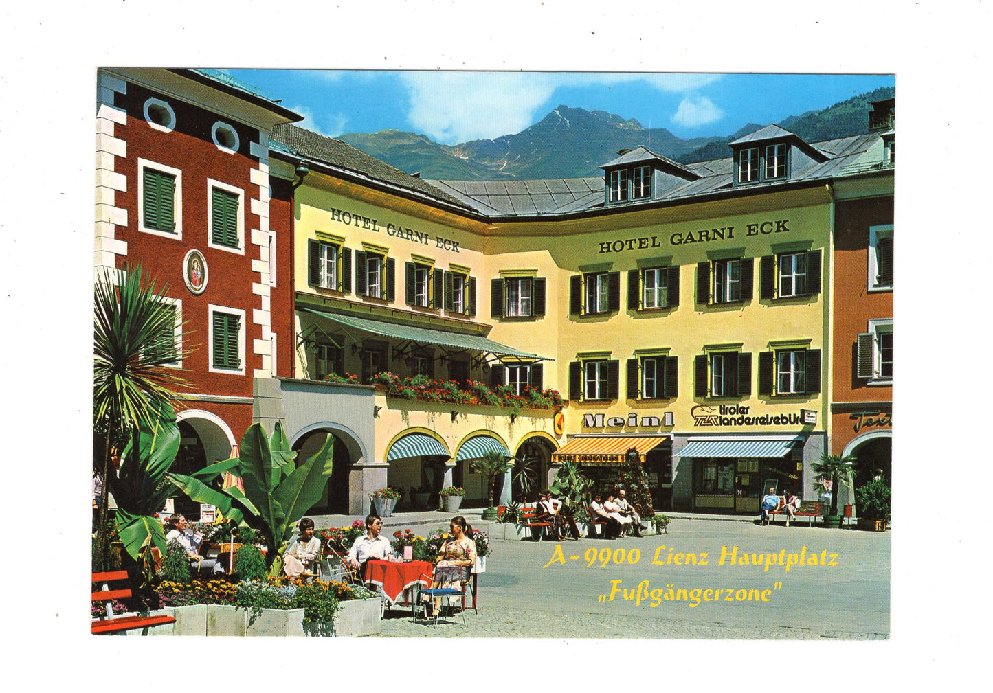 Ansichtskarte Lienz / Hauptplatz / Fußgängerzone / Österreich / O1-53