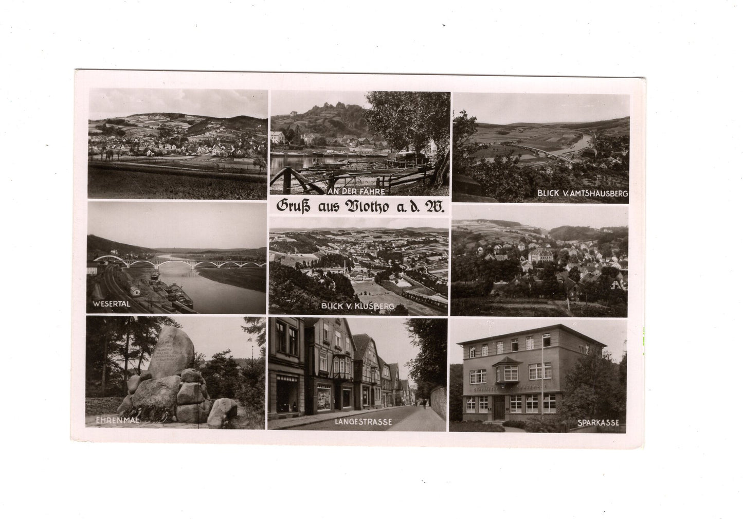 Ansichtskarte Vlotho an der Weser / I1-60