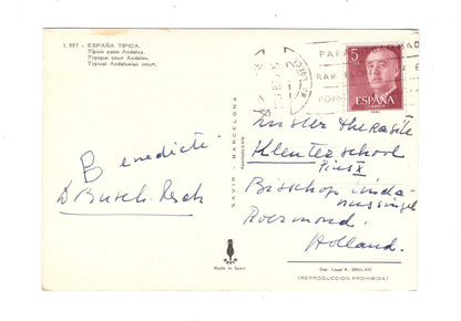 Ansichtskarte Espana Tipica / Spanien