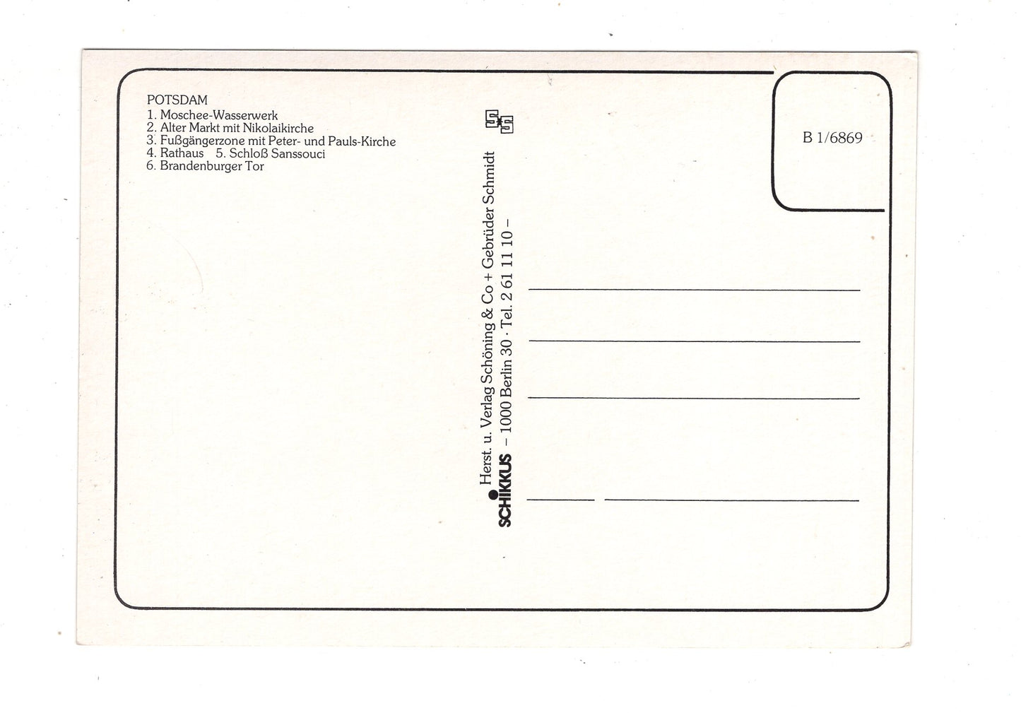 Ansichtskarte Potsdam / Rathaus / Brandenburger Tor +++ / M1-53