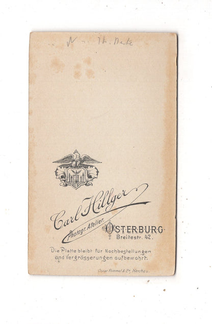 Fotografie Feines Paar - Osterburg 1890er