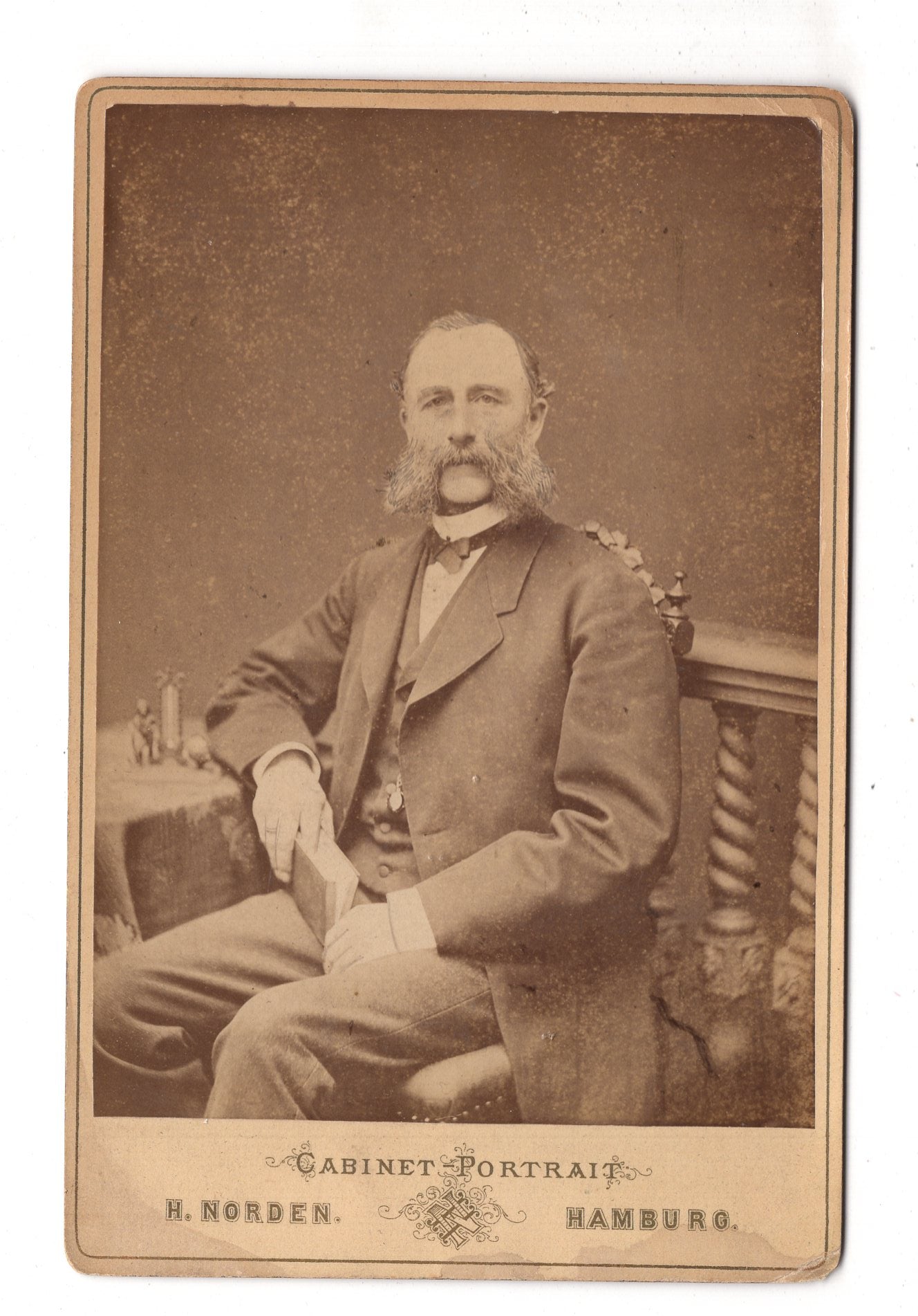 Fotografie Feiner Herr - Hamburg 1870er / CAB W-35