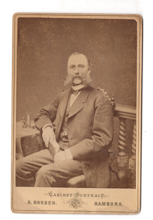 Fotografie Feiner Herr - Hamburg 1870er / CAB W-35