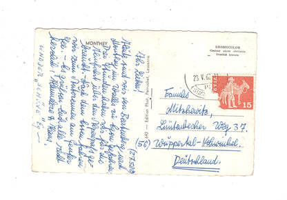 Ansichtskarte Monthey / Schweiz