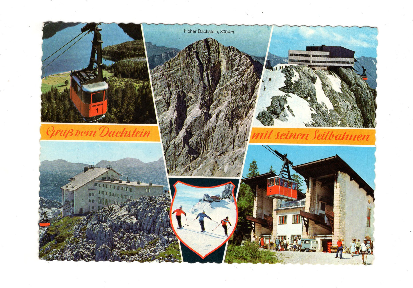 Ansichtskarte Dachstein mit seinen Seilbahnen / Österreich