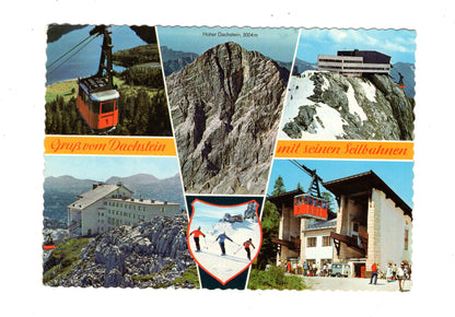 Ansichtskarte Dachstein mit seinen Seilbahnen / Österreich