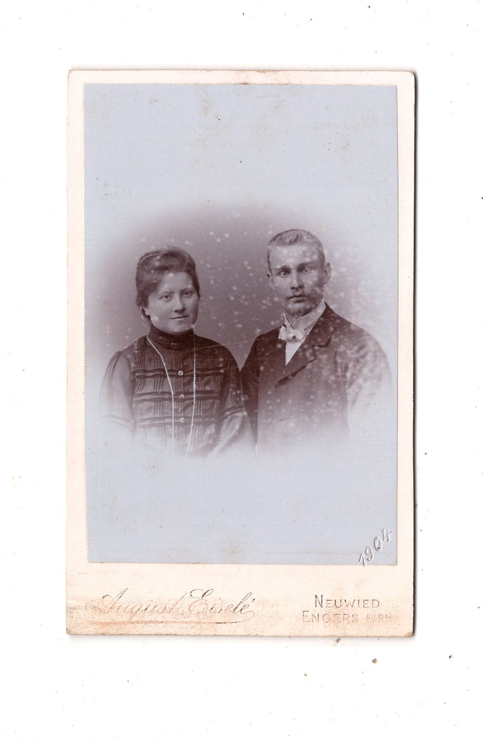 Fotografie Feines Paar - Neuwied / Engers 1904