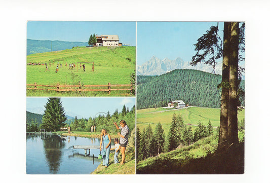 Ansichtskarte Landheim Kurzenhof / Radstadt-Löbenau 4 / Österreich
