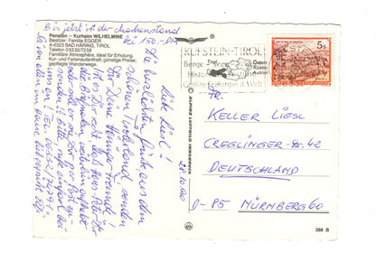 Ansichtskarte Pension-Kurheim Wilhelmine / Bad Häring / Tirol / Österreich