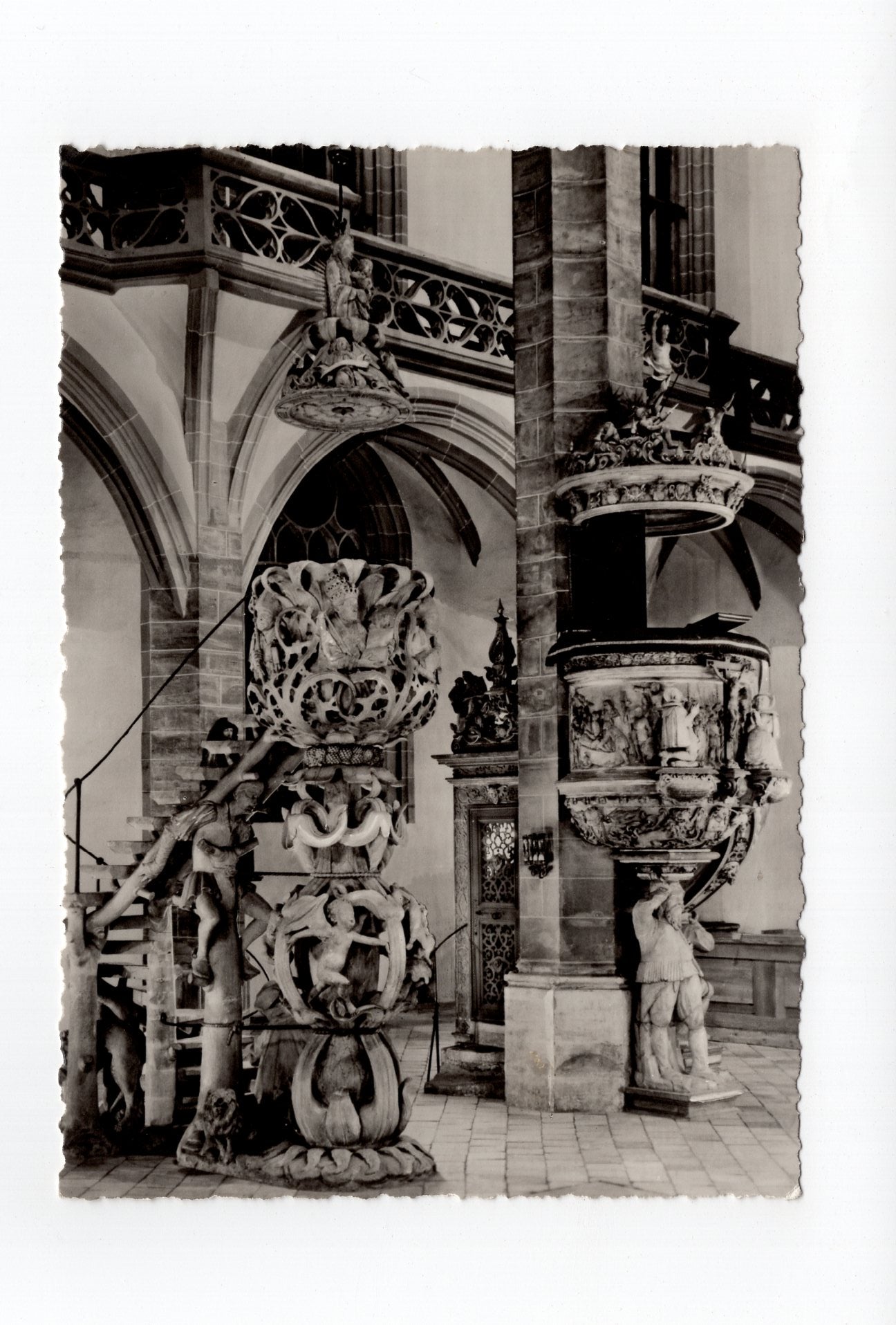 Ansichtskarte Dom zu Freiberg / Tulpenkanzel