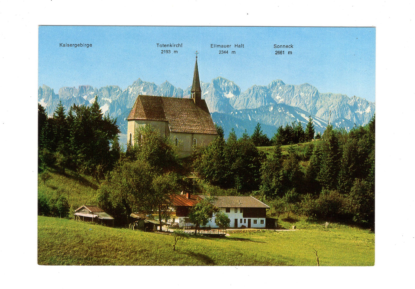 Ansichtskarte Streichkapelle im Achental bei Schleching