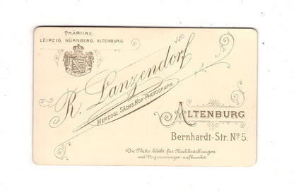 Fotografie Niedliche kleine Kinder - Altenburg 1891