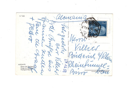 Ansichtskarte Alicante / Playa del Postiguet / Spanien