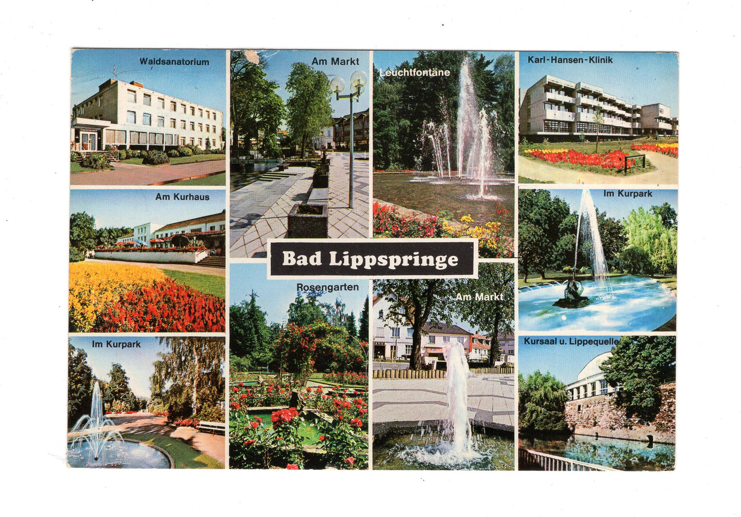 Ansichtskarte Bad Lippspringe / Waldsanatorium +++