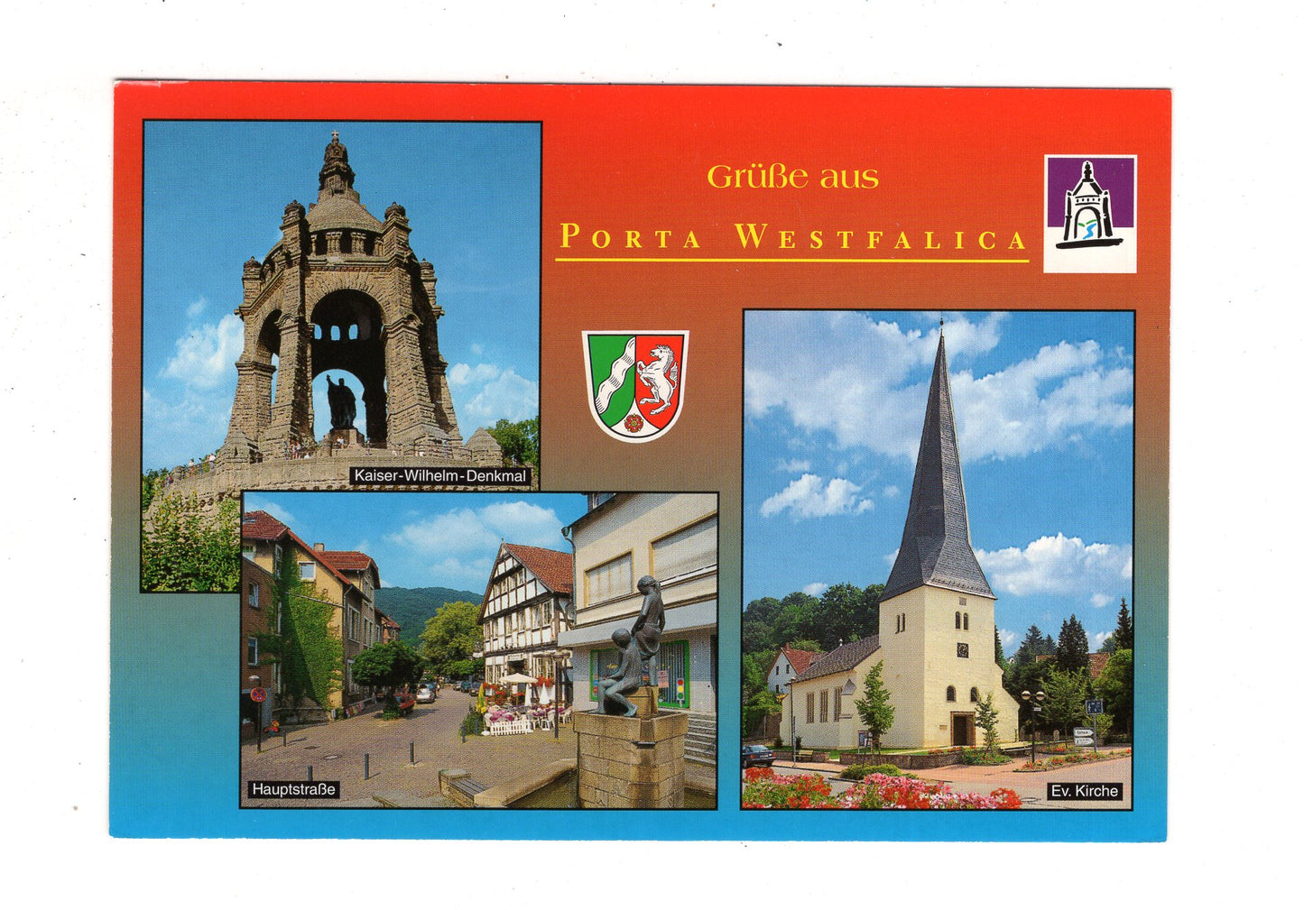Ansichtskarte Porta Westfalica / Kaiser-Wilhelm-Denkmal +++ / J1-56