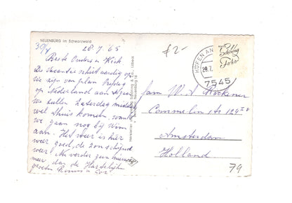 Ansichtskarte Neuenburg im Schwarzwald / K1-48