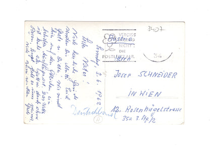 Ansichtskarte Gruß von Mutter Specht / Blick von den Gleichen +++