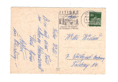 Ansichtskarte Grüße vom Titisee im Schwarzwald / G1-65