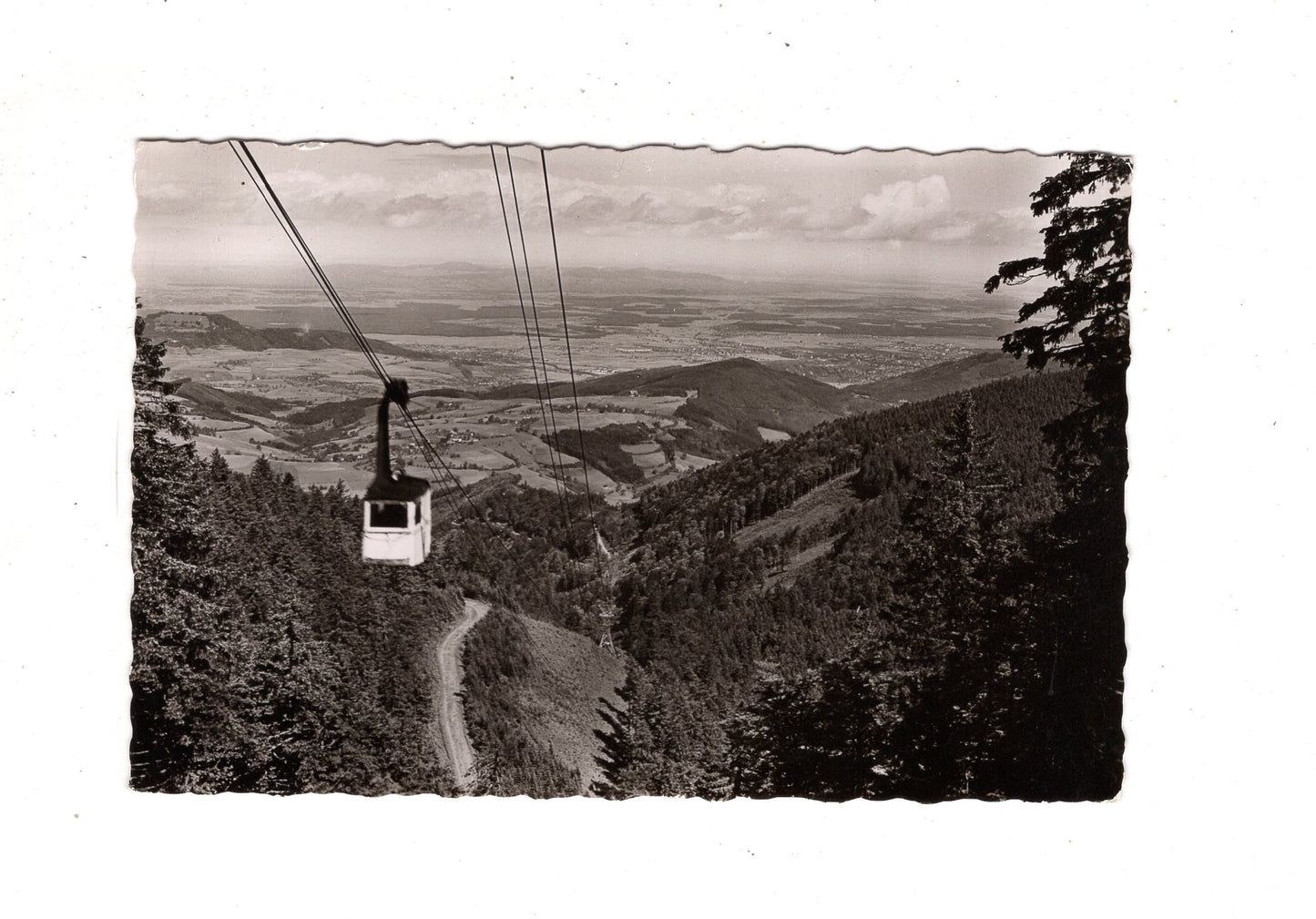 Ansichtskarte Schauinsland / Schwarzwald / Schwebebahn / K1-48