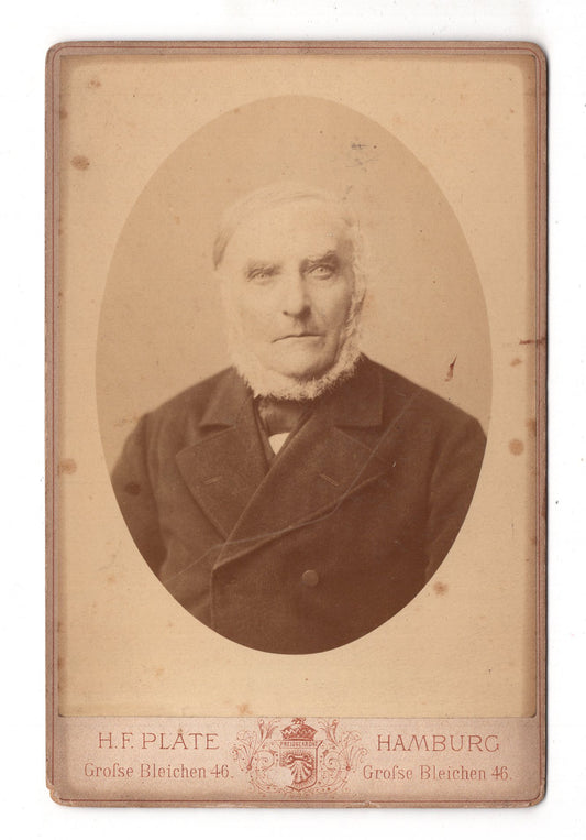 Fotografie Feiner Herr - Hamburg um 1880 / CAB W-36