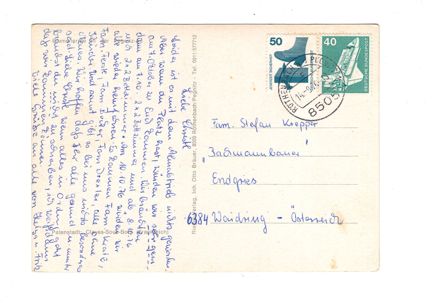 Ansichtskarte Röthenbach an der Pegnitz / H1-61