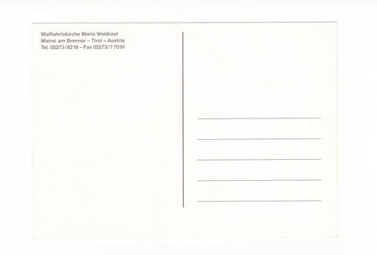 Ansichtskarte Wallfahrtskirche Maria Waldrast / Matrei am Brenner / Tirol / Österreich