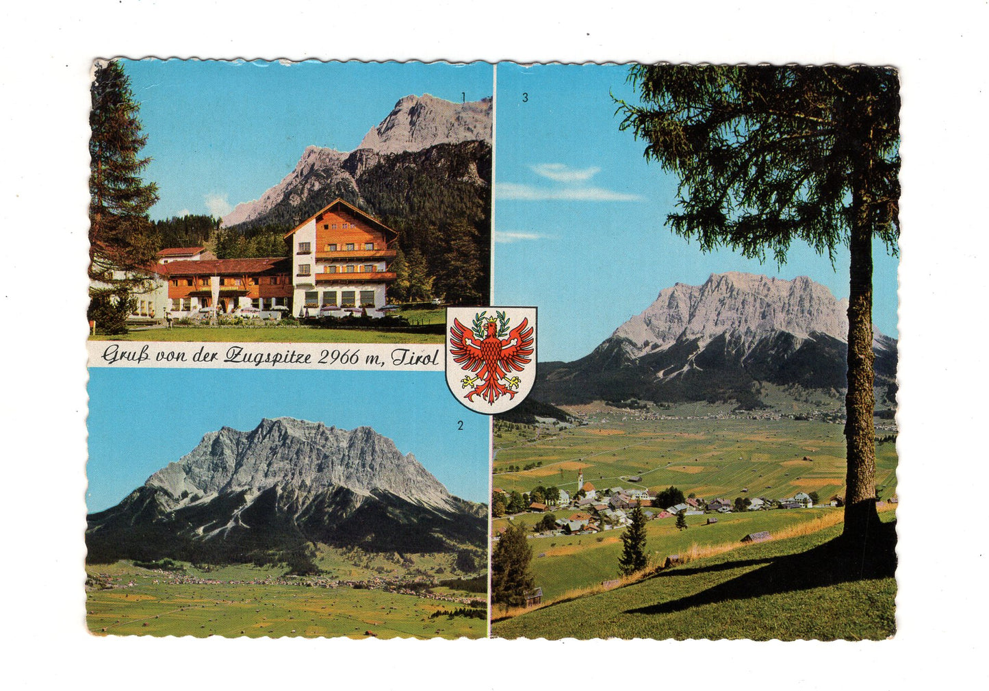 Ansichtskarte Gruß von der Zugspitze / Tirol / Österreich