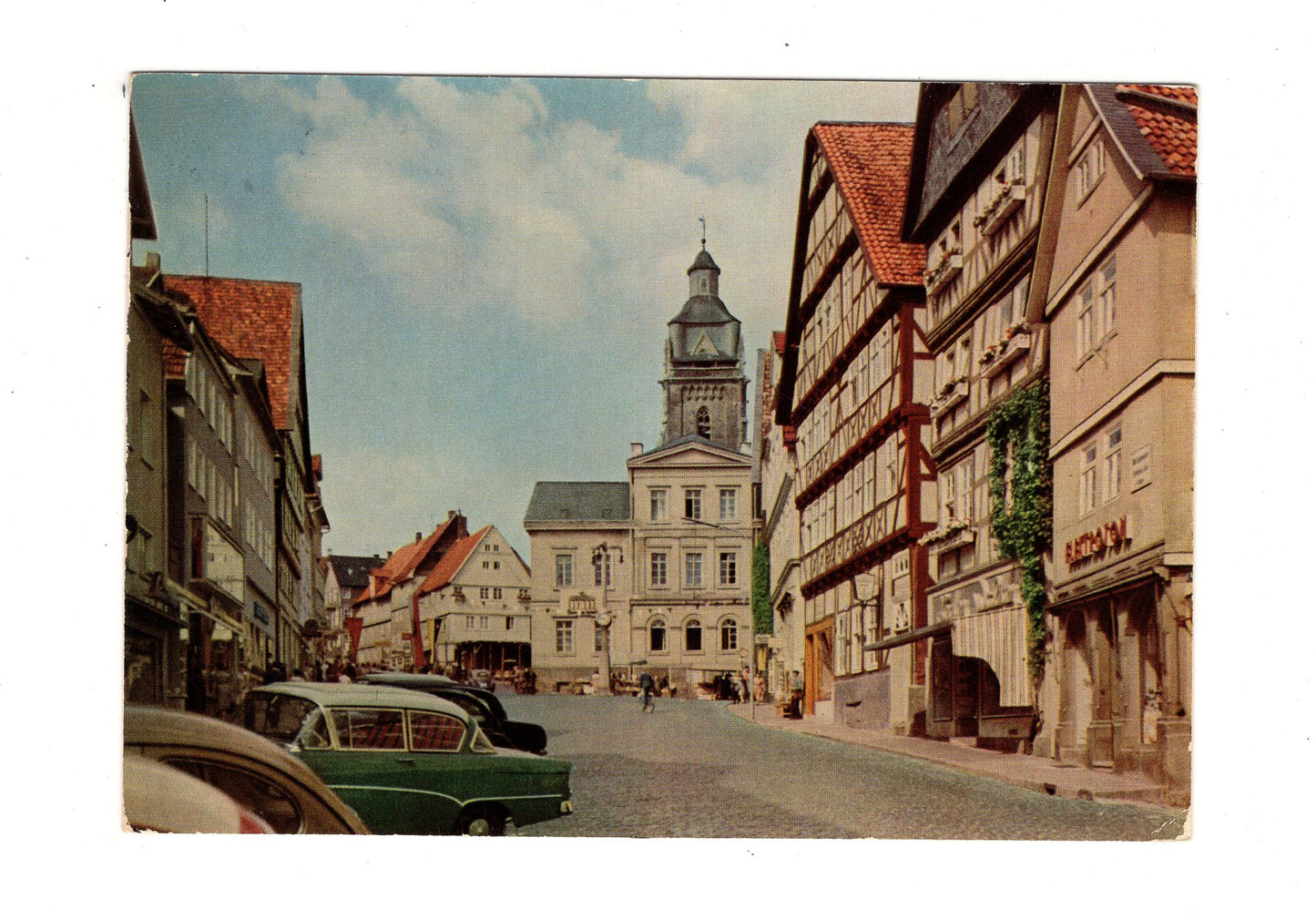 Ansichtskarte Bad Wildungen / In der Altstadt