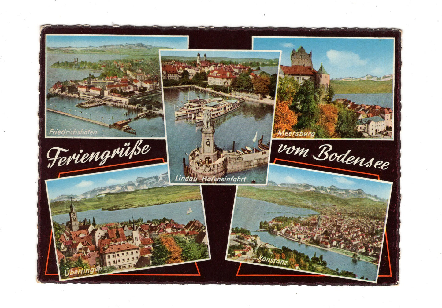Ansichtskarte Bodensee / Meersburg / Friedrichshafen +++