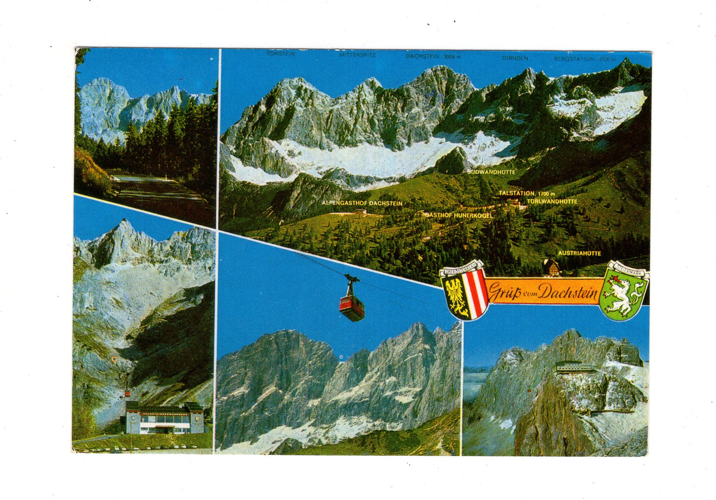 Ansichtskarte Gruß vom Dachstein / Österreich