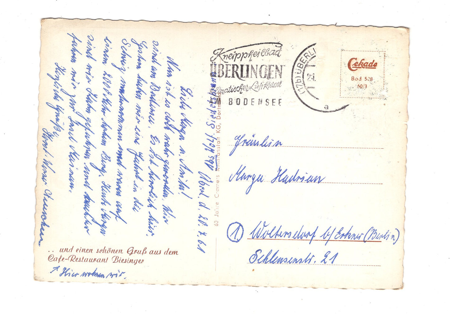 Ansichtskarte Bodensee / Meersburg / Friedrichshafen +++