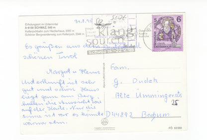 Ansichtskarte Schwaz / Tirol / Österreich