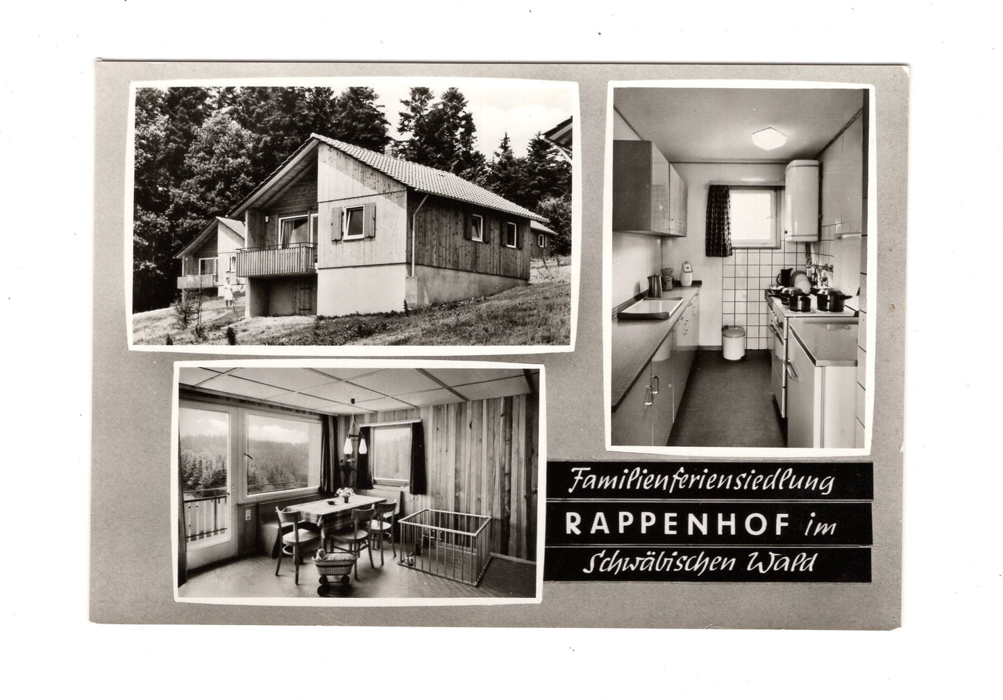 Ansichtskarte Familienferiensiedlung Rappenhof im Schwäbischen Wald