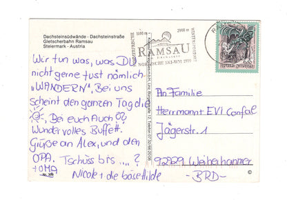 Ansichtskarte Gruß vom Dachstein / Österreich