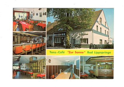 Ansichtskarte Bad Lippspringe / Tanz-Café Zur Sonne