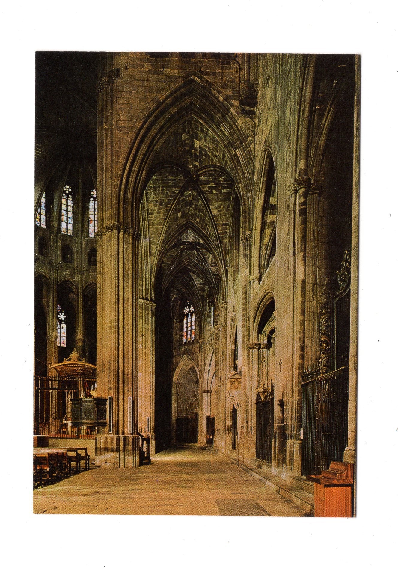 Ansichtskarte Catedral de Girona / Spanien