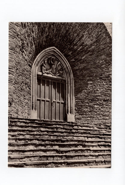 Ansichtskarte Eingang der St. Annenkirche in Annaberg