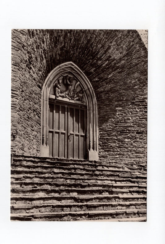 Ansichtskarte Eingang der St. Annenkirche in Annaberg