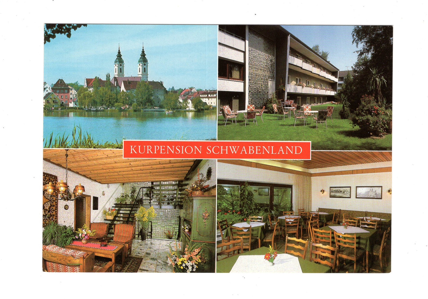 Ansichtskarte Kurpension Schwabenland / Waldsee