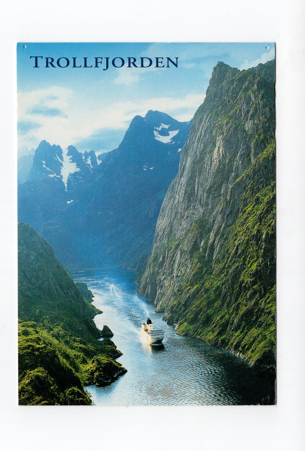 Ansichtskarte Trollfjorden / Norwegen