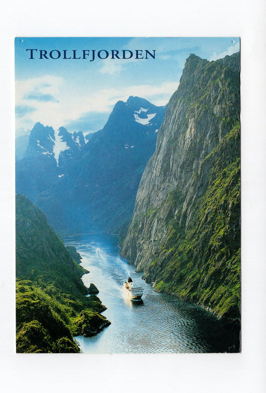 Ansichtskarte Trollfjorden / Norwegen