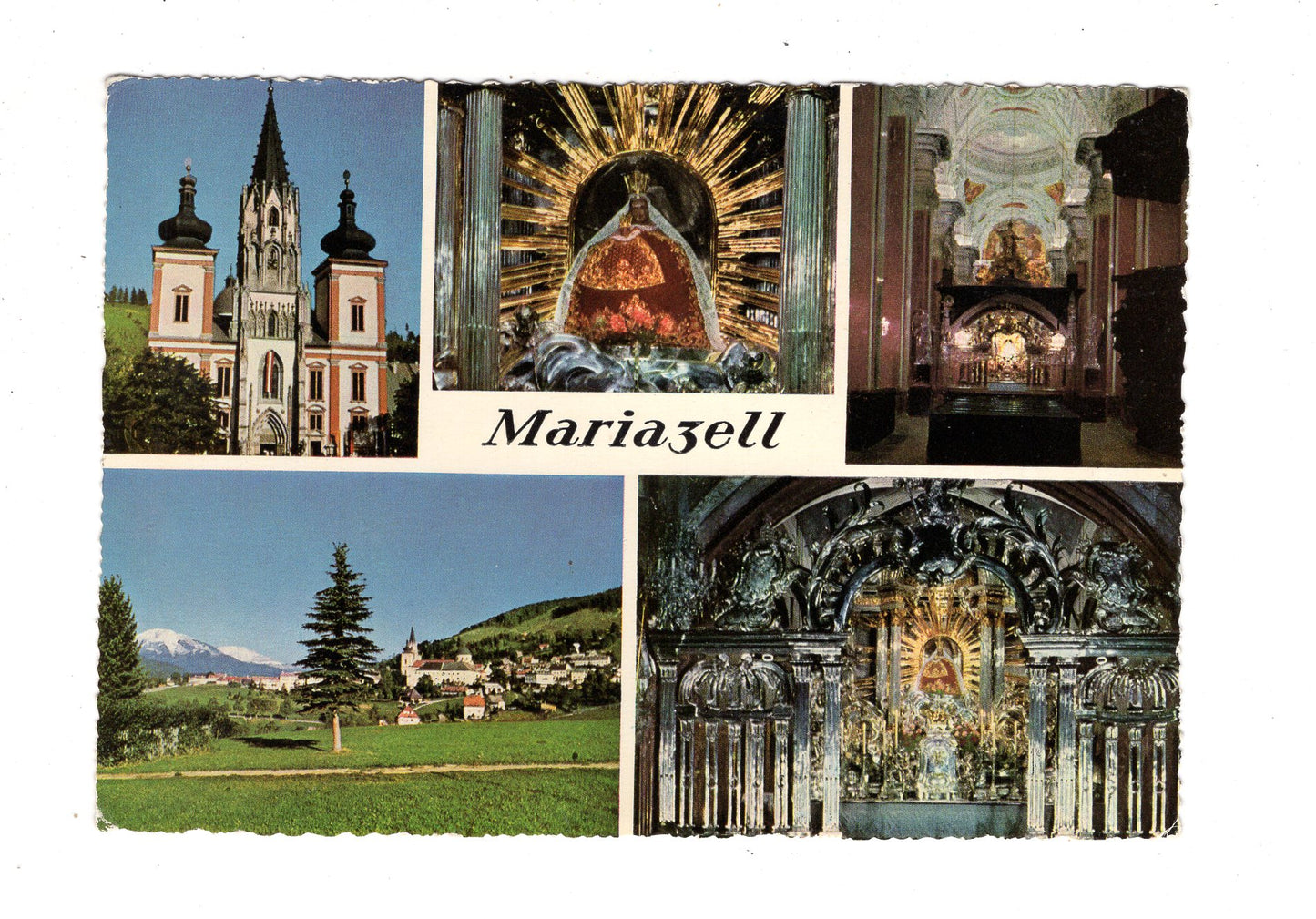Ansichtskarte Wallfahrtskirche Mariazell / Österreich / O1-53