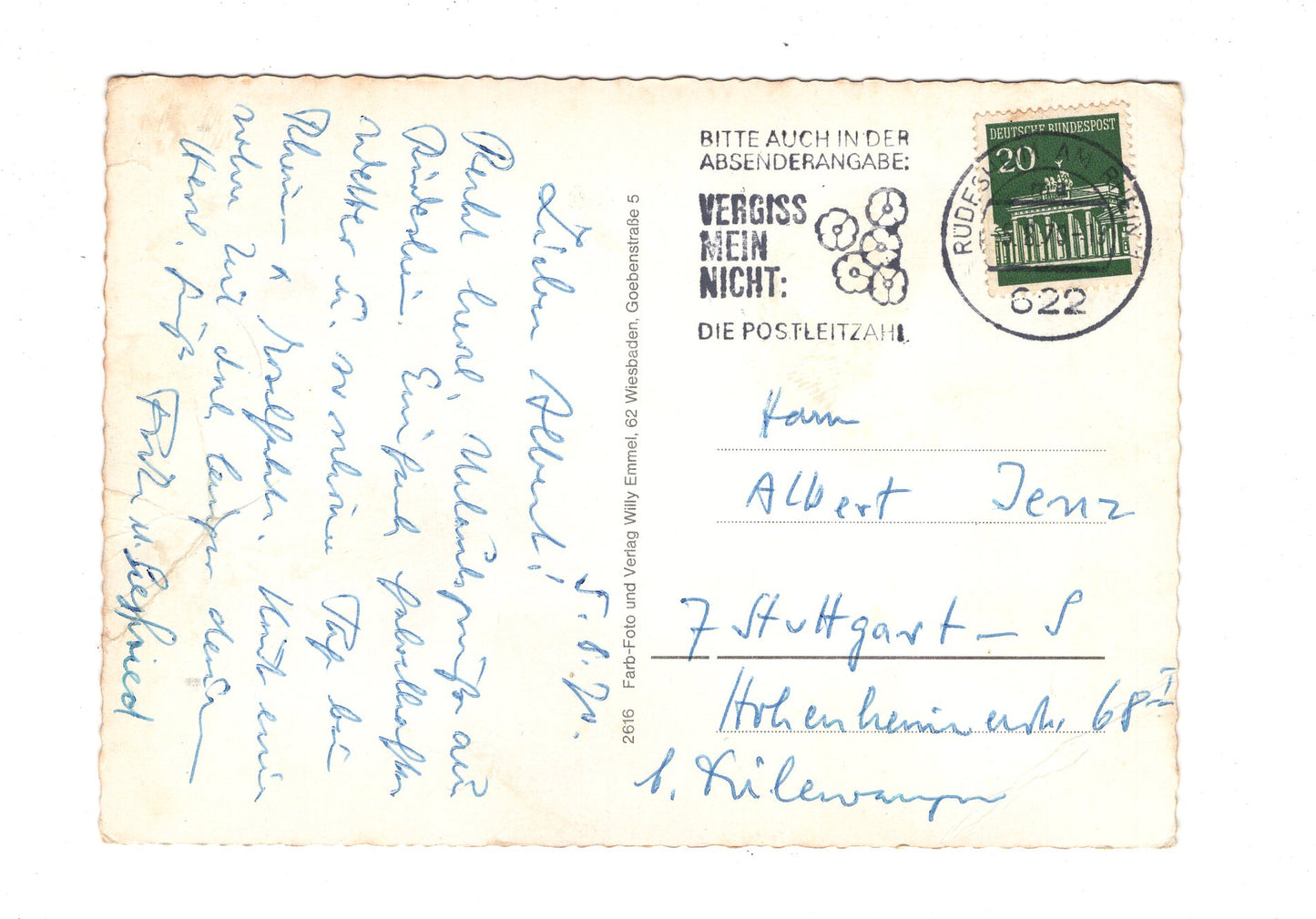 Ansichtskarte Rüdesheim am Rhein / H1-61