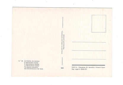 Ansichtskarte Catedral de Girona / Spanien