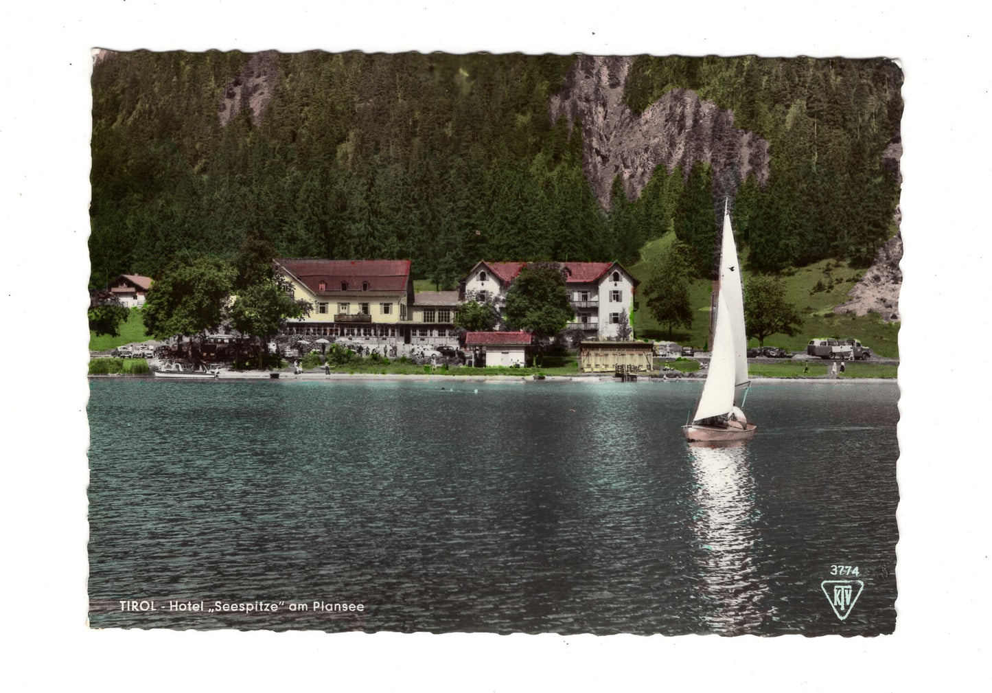 Ansichtskarte Hotel Seespitze am Plansee / Tirol / Österreich